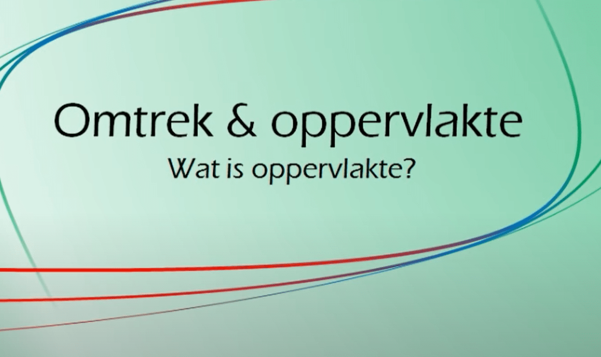 Wat is oppervlakte?