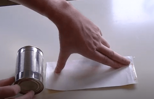 Uitslag van een cilinder in beeld