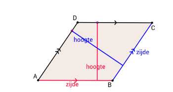 Oppervlakte parallellogram 2