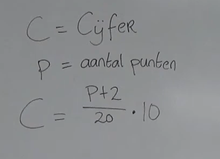 Formules met een deelstreep