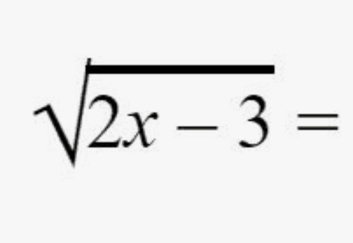 Formules met wortels
