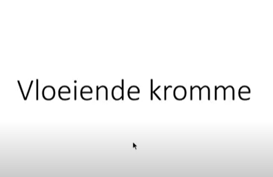 Wat is een vloeiende kromme