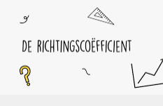 Een positieve richtingscoëfficiënt berekenen (stijgende lijn)