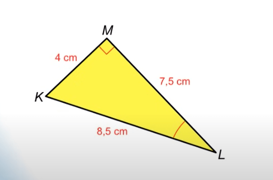 Hoek berekenen met tangens 2