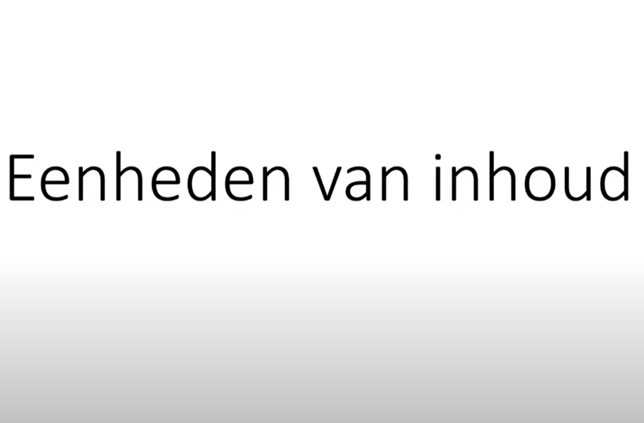 Eenheden van inhoud omrekenen